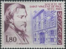 1983, Monako, 1606, 150. výročí založení Společnosti svatého Vincence od Pavla, Paříž ∗∗