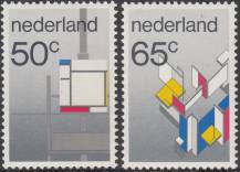 1983, Nizozemí, 1234/1235, Malířství Pohybového stylu (1917-1931) ∗∗