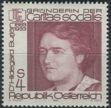1983, Rakousko, 1729, 100. výročí narození Hildegardy Burjanové ∗∗