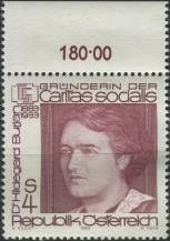 1983, Rakousko, 1729p, 100. výročí narození Hildegardy Burjanové ∗∗