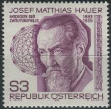 1983, Rakousko, 1733, 100. výročí narození Josefa Matthiase Hauera ∗∗