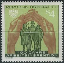 1983, Rakousko, 1735, 100 let Pracovní inspekce ∗∗