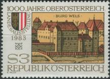 1983, Rakousko, 1736, Zemská výstava "1000 let Horního Rakouska", Wels ∗∗