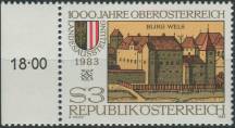 1983, Rakousko, 1736p, Zemská výstava "1000 let Horního Rakouska", Wels ∗∗