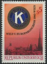 1983, Rakousko, 1744, Světový a Evropský kongres Kiwanis International, Vídeň ∗∗