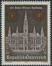 1983, Rakousko, 1752, 100 let vídeňské radnice ∗∗