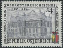 1983, Rakousko, 1758, 150 let Hornorakouského zemského muzea, Linz ∗∗