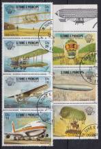 1983, Svatý Tomáš a Princův ostrov, 0830/0836ASt, 200 let letecké dopravy ⊙
