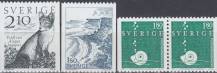 1983, Švédsko, 1246/1248St, Výplatní známky: Příroda ∗∗ 