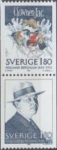 1983, Švédsko, 1249/1250St, 100. výročí narození Hjalmara Bergmana ∗∗ 