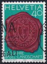 1983, Švýcarsko, 1255, 150 let kantonu Basilej-venkov ⊙  