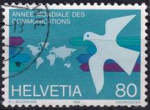 1983, Švýcarsko,1259, Výročí (II): Světový rok komunikací  ⊙ 