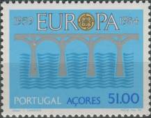 1984, Azory, 0364, EUROPA: 25 let Evropské konference pro veřejné pošty a telekomunikace (CEPT) ∗∗