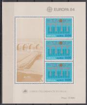 1984, Azory, A05, EUROPA: 25. výročí Evropské konference pro poštu a telekomunikace (CEPT) ✶✶