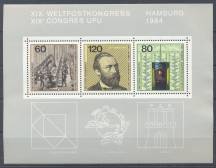 1984, Bundes, A019, UPU, **