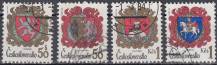 1984, ČSR II, 2634/2637, Znaky československých měst ⊙