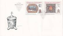 1984, ČSR II, FDC10/84, Bratislavské historické motivy