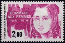 1984, Francie, 2429, 140. výročí úmrtí Flory Tristanové ✶✶