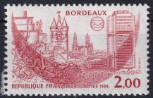 1984, Francie, 2449, Národní kongres Svazu francouzských klubů sběratelů poštovních známek, Bordeaux ✶✶