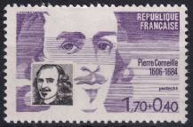 1984, Francie, 2467, 300. výročí úmrtí Pierra Corneille ✶✶