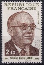 1984, Francie, 2471, 100. výročí narození Vincenta Auriola ☉