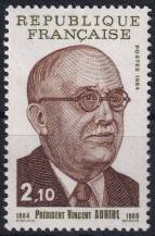 1984, Francie, 2471, 100. výročí narození Vincenta Auriola ✶✶