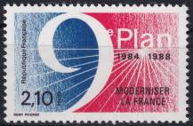 1984, Francie, 2475, 9. pětiletý plán k modernizaci Francie ✶✶