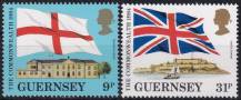1984, Guernsey, 0284/0285, Konference poštovních správ Commonwealthu (CCPA), Jersey  ✶✶ 