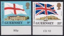 1984, Guernsey, 0284/0285p, Konference poštovních správ Commonwealthu (CCPA), Jersey  ✶✶ o D