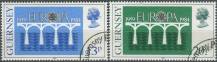 1984, Guernsey, 0286/0287, EUROPA: 25 let Evropské konference pro veřejné pošty a telekomunikace (CEPT) ⊙