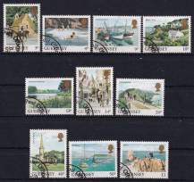 1984, Guernsey, 0288/0297A, Výplatní známky: Pohledy na Guernsey  ⊙