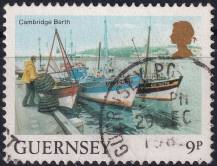 1984, Guernsey, 0290A, Výplatní známka: Pohledy na Guernsey - Cambridge Berth  ⊙