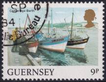 1984, Guernsey, 0290A, Výplatní známka: Pohledy na Guernsey - Cambridge Berth  ⊙