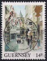 1984, Guernsey, 0293A, Výplatní známka: Pohledy na Guernsey - St. Peter Port  ⊙