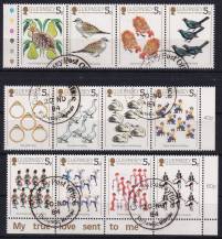 1984, Guernsey, 0298/309Stp, Vánoce: 12 Vánočních dní  ⊙  o