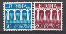 1984, Lichtenstein, 0837/0838, EUROPA, **