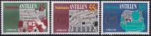 1984, Nizozemské Antily, 0513/0515, 100 let noviny "Amigoe de Curacao" ✶✶