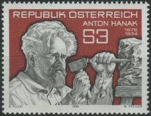 1984, Rakousko, 1764, 50. výročí úmrtí Antona Hanaka ∗∗