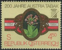 1984, Rakousko, 1769, 200 let Austria Tabak ∗∗