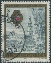 1984, Rakousko, 1771, 1200 let města Köstendorf ⊙