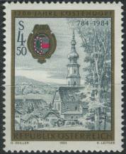 1984, Rakousko, 1771, 1200 let města Köstendorf ∗∗