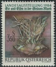 1984, Rakousko, 1773, Zemská výstava "Rudy a železo v zelené marce", Eisenerz ∗∗