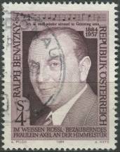 1984, Rakousko, 1781, 100. výročí narození Ralpha Benatzkyho ⊙