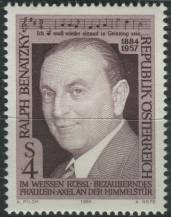 1984, Rakousko, 1781, 100. výročí narození Ralpha Benatzkyho ∗∗