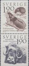 1984, Švédsko, 1272+1273St, Výplatní známky: Příroda - Fauna a flora švédských hor ∗∗