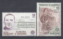 1985, Andorra (Španělská pošta), 0181/0182, EUROPA, **