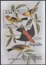 1985, Anguilla, A061, 200. výročí narození Johna Jamese Audubona: Piranga ludoviciana ✶✶
