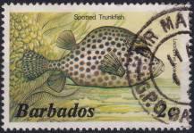 1985, Barbados, 0618XI, Výplatní: mořská zvířata - Lactophyrys bicaudalis ⊙