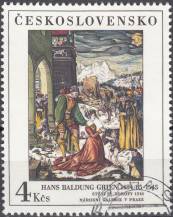 1985, ČSR II, 2727, Umění: H. B. Grien - Stětí sv. Doroty ⊙