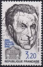 1985, Francie, 2521, 100. výročí narození Charlese Dullina ⊙